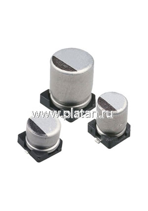ECAP SMD, 10 мкФ, 35В, Конденсатор электролитический алюминиевый SMD