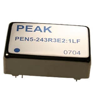 PEN5-243R3E2:1LF, DC/DC,5W,Вх:18-36V,Вых:3.3V/1200mA,1500VDC,DIP24,Ind
