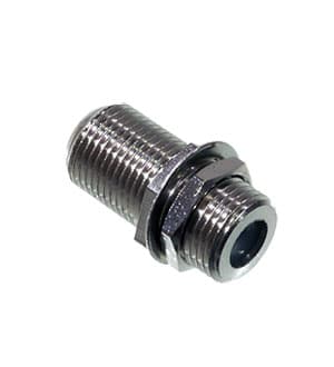 F-05-4201, переходник F "гн" - F "гн" с гайкой