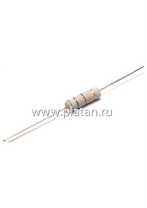 MO-50 (С2-23) 0.5 Вт,    43 кОм, 5%, Резистор металлооксидный
