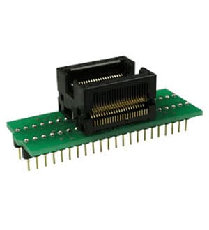 DIP44-TSOP44 ZIF  TYPE II, адаптер д.прогр.м-схем