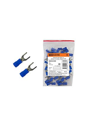 SQ0503-0006, Наконечник НВИ 2-6 вилка 1,5-2,5мм (100шт)