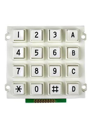 AK-1607-N-WWB-WP, клавиатура