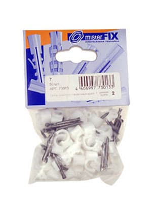 73013 СКОБЫ ЭЛ.УСТАНОВОЧНЫЕ КРУГЛ. 7