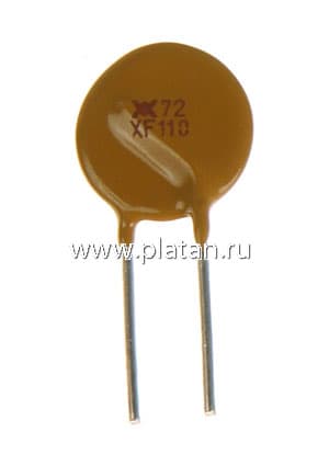 RXEF110, Предохранитель самовосстанавливающийся, PolySwitch