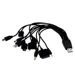 18-1196, шнур USB для заряд.с 10 разъем. для Nokia,Samsung,Sony,iPhone