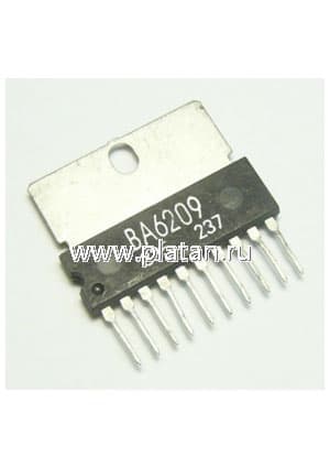 BA6209, Двунаправленный драйвер реверсных электродвигателей (=KA8301), [HSIP-10]