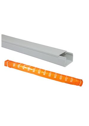 SQ0402-0003, Кабель-канал 20х10 белый (100 м)
