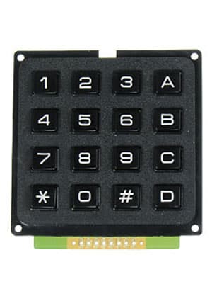 AK-1604-N-BBW, клавиатура