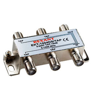 05-7301 ОТВЕТВИТЕЛЬ НА 4 ОТВОДА 5-1000MHZ 10 ДБ