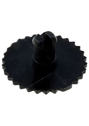 CA14 14003 NEGRO, CA14R1 ручка-колесо чёрн. 16мм