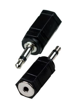 2-010 (NP-576A), переход 3.5мм "шт" моно - 2.5мм "гн" моно пластик