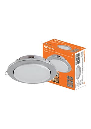 SQ0359-0071, Светильник встраиваемый СВ 01-07 GX70-H5, 220 В, 50 Гц, без рефл., хром,