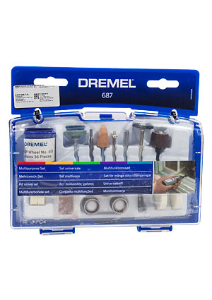 26150687JA НАБОР ОСНАСТКИ ДЛЯ ЧИСТКИ 52ШТ, Dremel