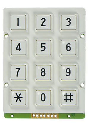 AK-207-N-WWB-WP, клавиатура