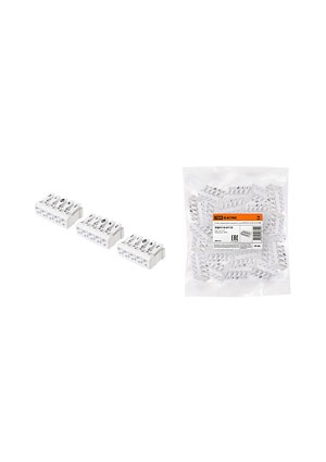 SQ0510-0115, Клемма пружинная соединительная КСП5-3L+N+PE, 16 A