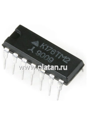 К176ТМ2, 2 D-триггера  с динамическим управлением (CD4013E)