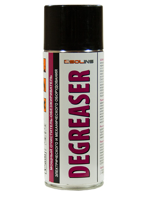 DEGREASER  400МЛ., DEGREASER, Очиститель от жира и масла, аэрозоль, 400мл.