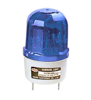 WL-A180 (BLUE) /220V, WL-A180 проблесковый маяк голубой 270мм 12VDC