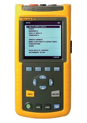 FLUKE 43B, измеритель качества напряжения