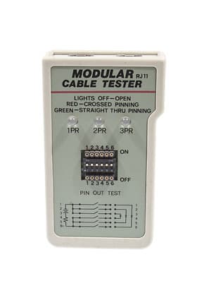 CT-110, тестер кабеля RJ-11/12