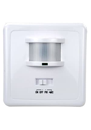 LX-2000/SEN1A, датчик движения, 500W, DD=12m, белый, 140°