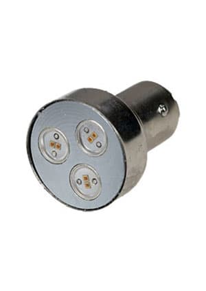 ARL-T25 1157 3-POWER RED, Автолампа красная LED(12V, BAY15d)