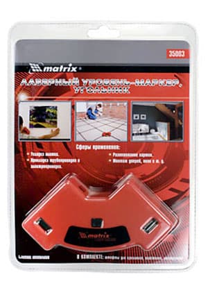 35003 ЛАЗЕРНЫЙ УРОВЕНЬ, маркер,угольник