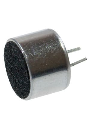 МИКРОФОН EM-9767(P) С ВЫВОДАМИ, d=9.7mm,h=6.7mm
