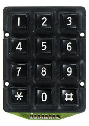 TF-0286B, 3x4/57x46  Тел.клавиатура