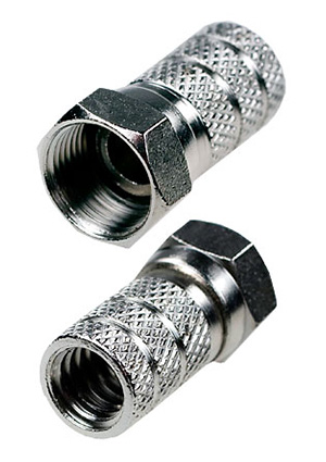 F РАЗЪЕМ ПОД КАБЕЛЬ RG6