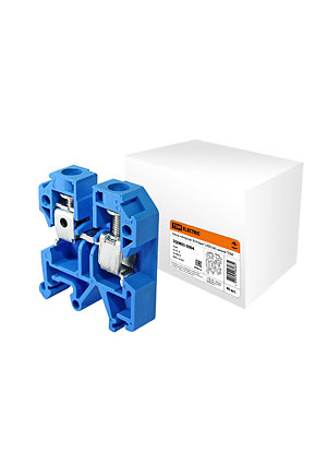 SQ0803-0004, Зажим наборный ЗНИ-6мм2 (JXB50А) синий