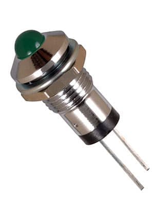 L-610G, Светодиод с держателем зеленый d=8.5мм