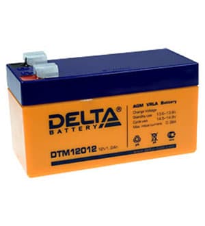 DTM 12012, 12В 1.2Ач  97х48х51  аккум.