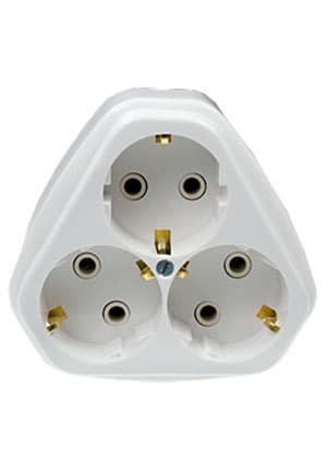 РА16-833 РОЗЕТКА ОТКР.УСТ.С З/К ТРЕХМЕСТ.