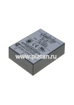 KAM0712D, AC/DC преобразователь, 12В,0.320А;-12В,-0.320А;7.6Вт