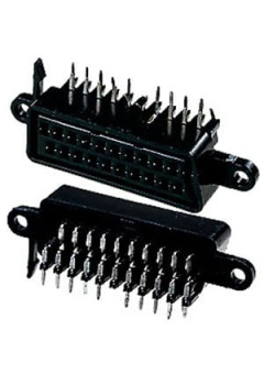 1-352 (SCART-21R), разъем SCART "гн" пластик на корпус