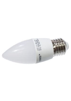 SLED-SMD2835-C-37, Лампа св.диод. 6W 220V 500 Лм 4000К Е27 "СВЕЧА"