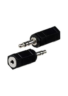 2-011, переход 3.5мм "шт" стерео - 2.5мм "гн" стерео пластик