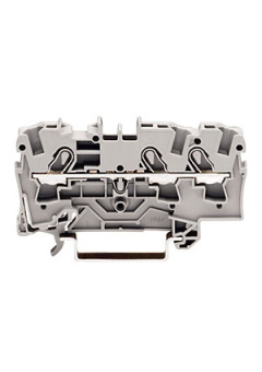 2004-1301, 3-проводная клемма серая 4 (6)кв.мм