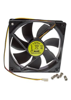 FANCASE3/BALL, Вентилятор,  120x120x25, подшипник, 3 pin, провод 30 см