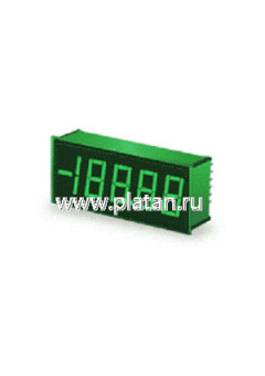 DMS-40PC-2-GS-C, Вольтметр цифровой, измерительная головка до 20В, зеленый 4,5 символа