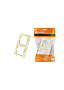 SQ1814-0126, Рамка 2-х постовая горизонтальная сл. кость "Таймыр"