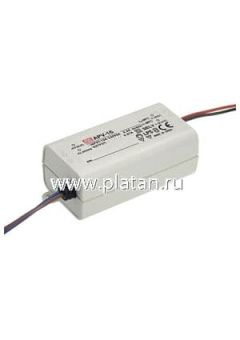 APV-16-24, AC/DC LED, 24В,0.67А,16Вт,IP30 блок питания для светодиодного освещения