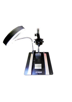 ELEMENT 628TD-III, Рабочий стол с  держателем фена и платы, лупа с подсветкой