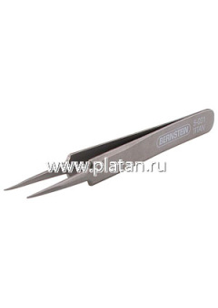 5-031, Пинцет прецизионный титановый, 110мм, прямой