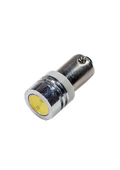 T10-RB-9S-1LED-1W-W-1, 2V, LED лампа белая T10 BA9S Round Base 1*1W