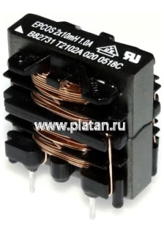 B82731-T2651-A20, 2х27мГн, 0.65А, 250В, Фильтр подавления ЭМП