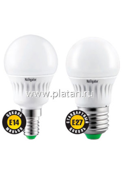 NLL-G45-7-230-2.7K-E14 (94 466), Лампа светодиодная "шар" 7Вт,220В (теплый)