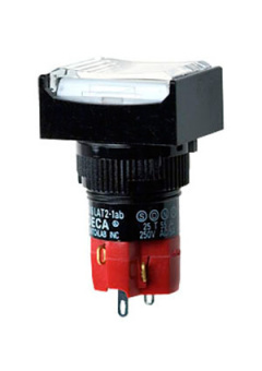 D16LAT2-1ABOW, кнопка с фиксацией 250В/5А